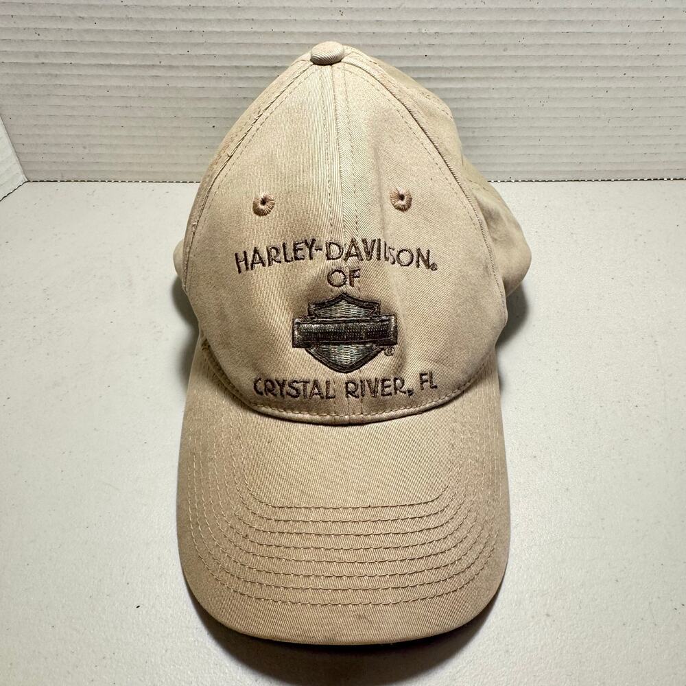 Harley Davidson Baseball Cap - CrystalRiver FL - light khaki sz L/XL
